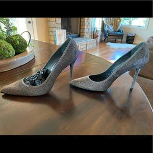 Stuart Weitzman 4 Inch Metallic Heels